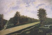 Henri Rousseau The Forest Road Sweden oil painting artist